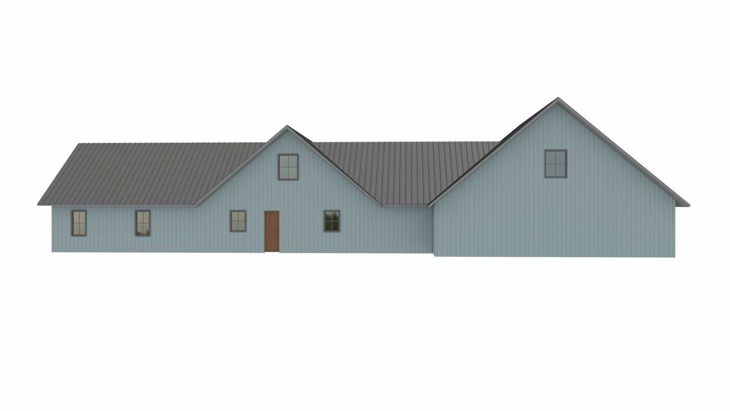 PL-2854 Marissa Barndominium House Plan