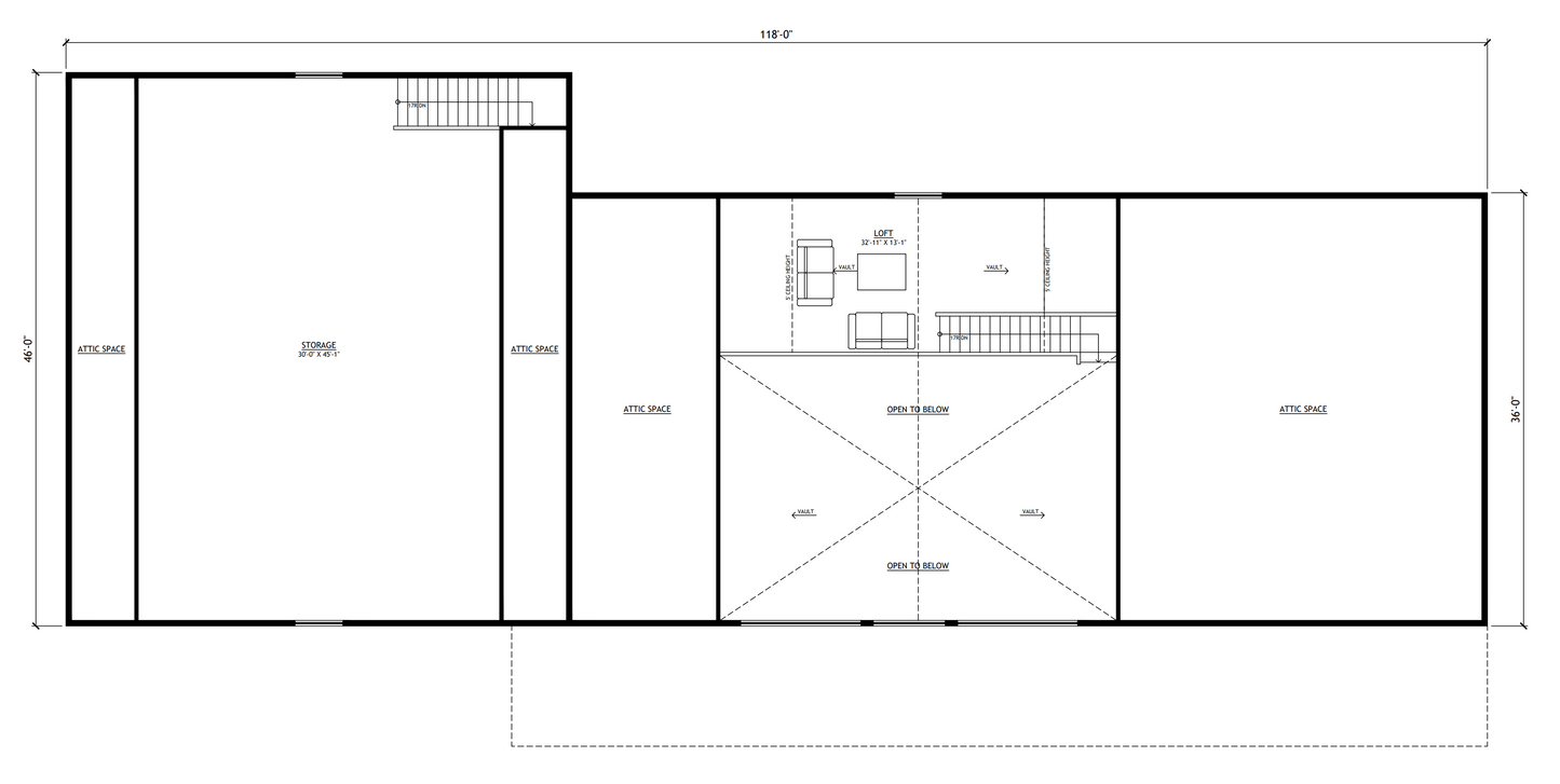 PL-2854 Marissa Barndominium House Plan