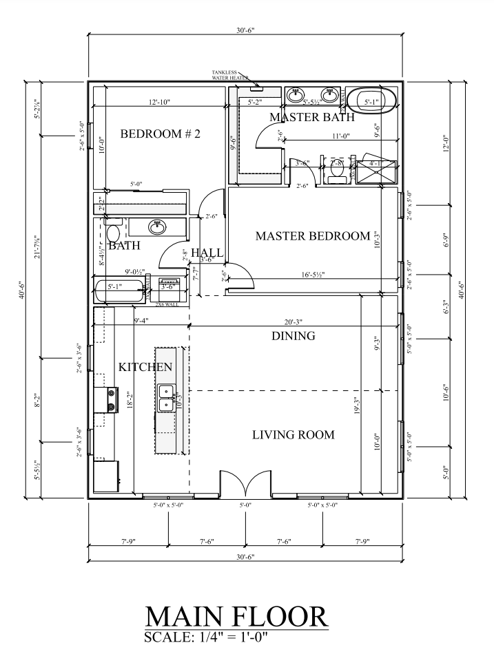 PL-3204 Atticus Barndominium House Plan