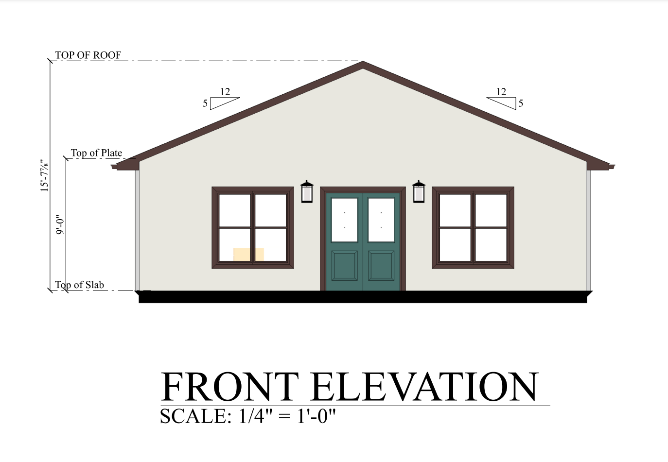 PL-3204 Atticus Barndominium House Plan