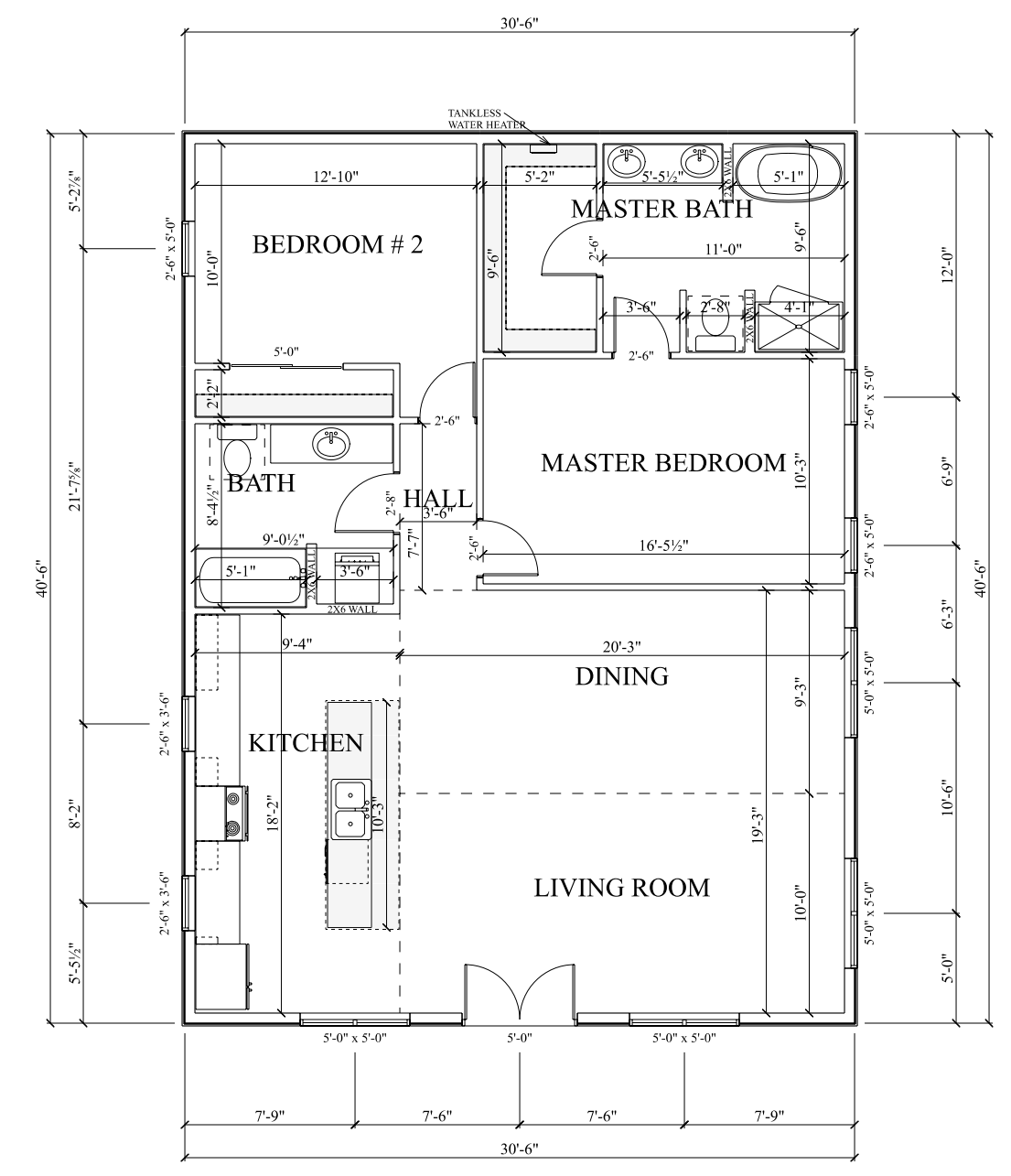 PL-3204 Atticus Barndominium House Plan