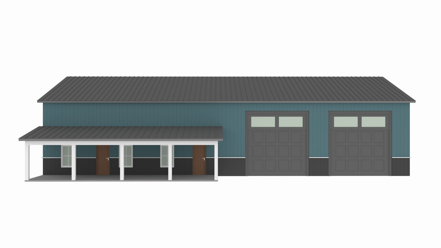 PL-60001-T Tony Barndominium House Plan