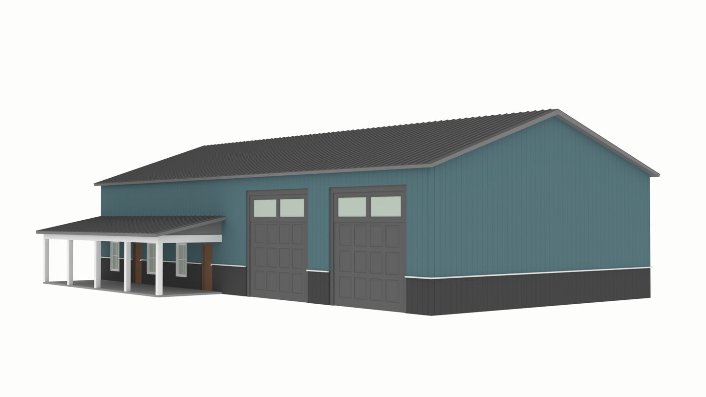 PL-60001-T Tony Barndominium House Plan