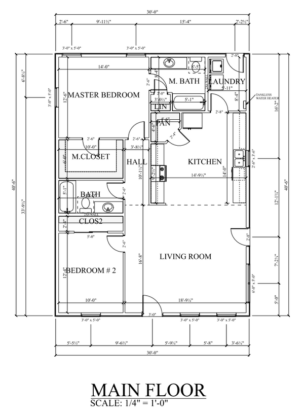 PL-60001 Coral Barndominium House Plan – Barndominium Plans