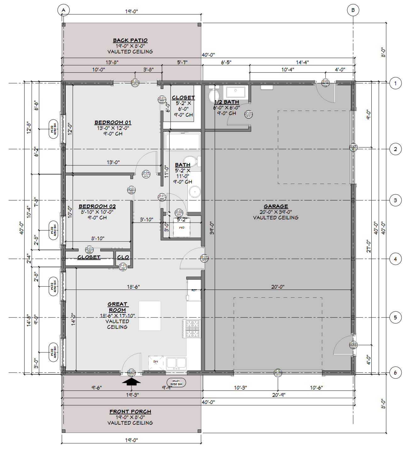 PL-60003 Bartow Barndominium House Plan