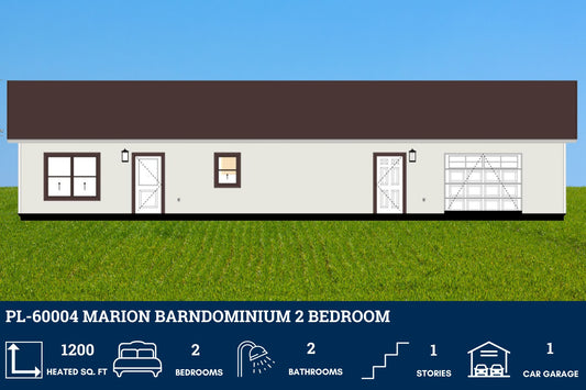 PL-60004 Marion Barndominium House Plan