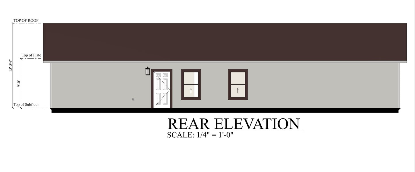 PL-60004 Marion Barndominium House Plan