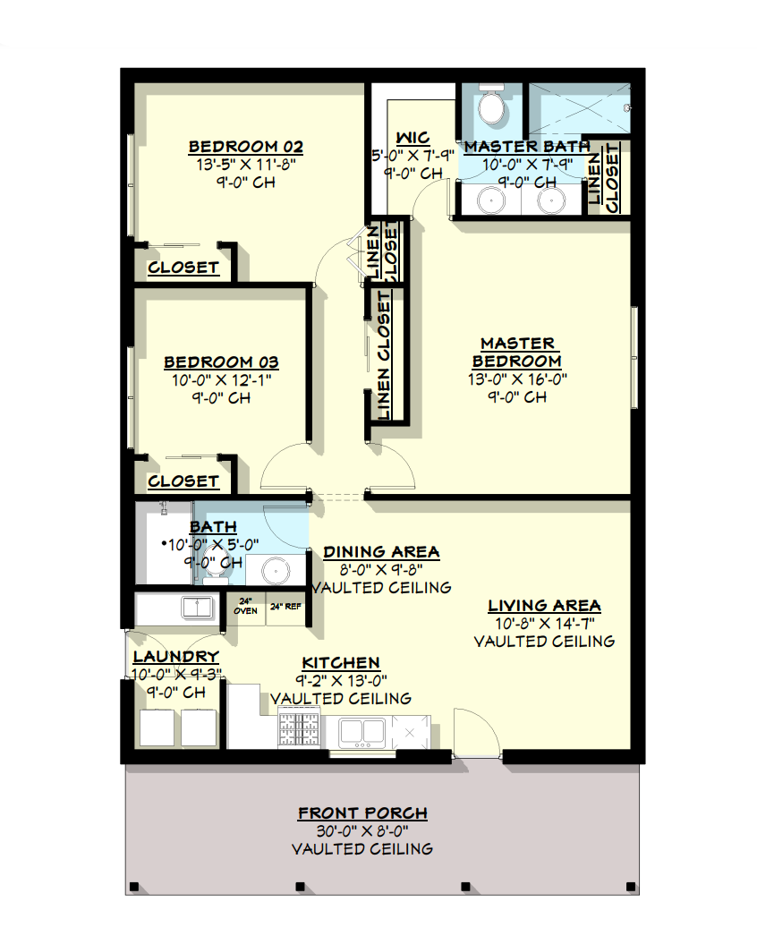 PL-60107 Iris Barndominium House Plan