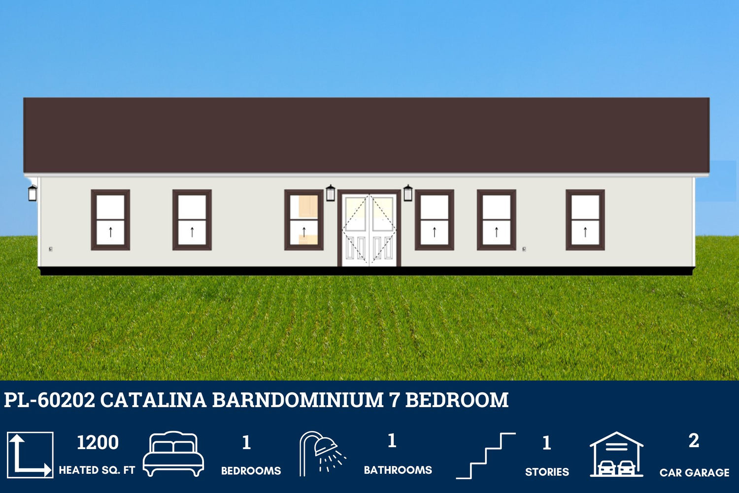 1 Bedroom Barndominium House Plans