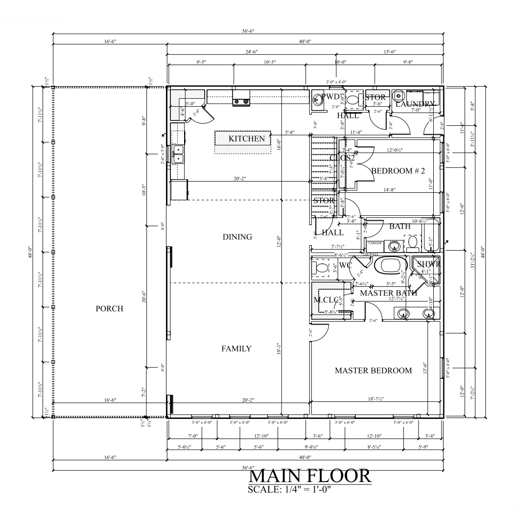 PL-60402 Amber Barndominium House Plan