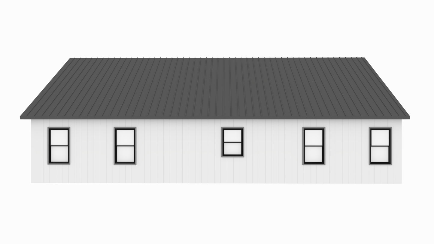 PL-60408 Sandy Barndominium House Plan