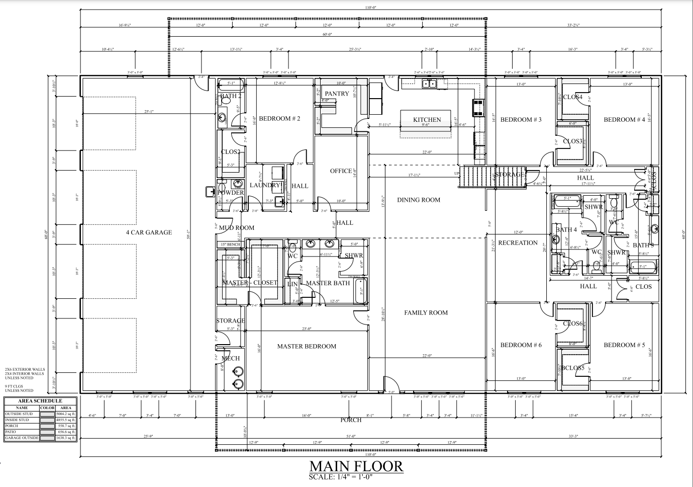 PL-60707 Meadowview Barndominium House Plan