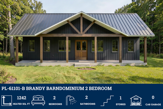 PL-61101-B Brandy Barndominium House Plan