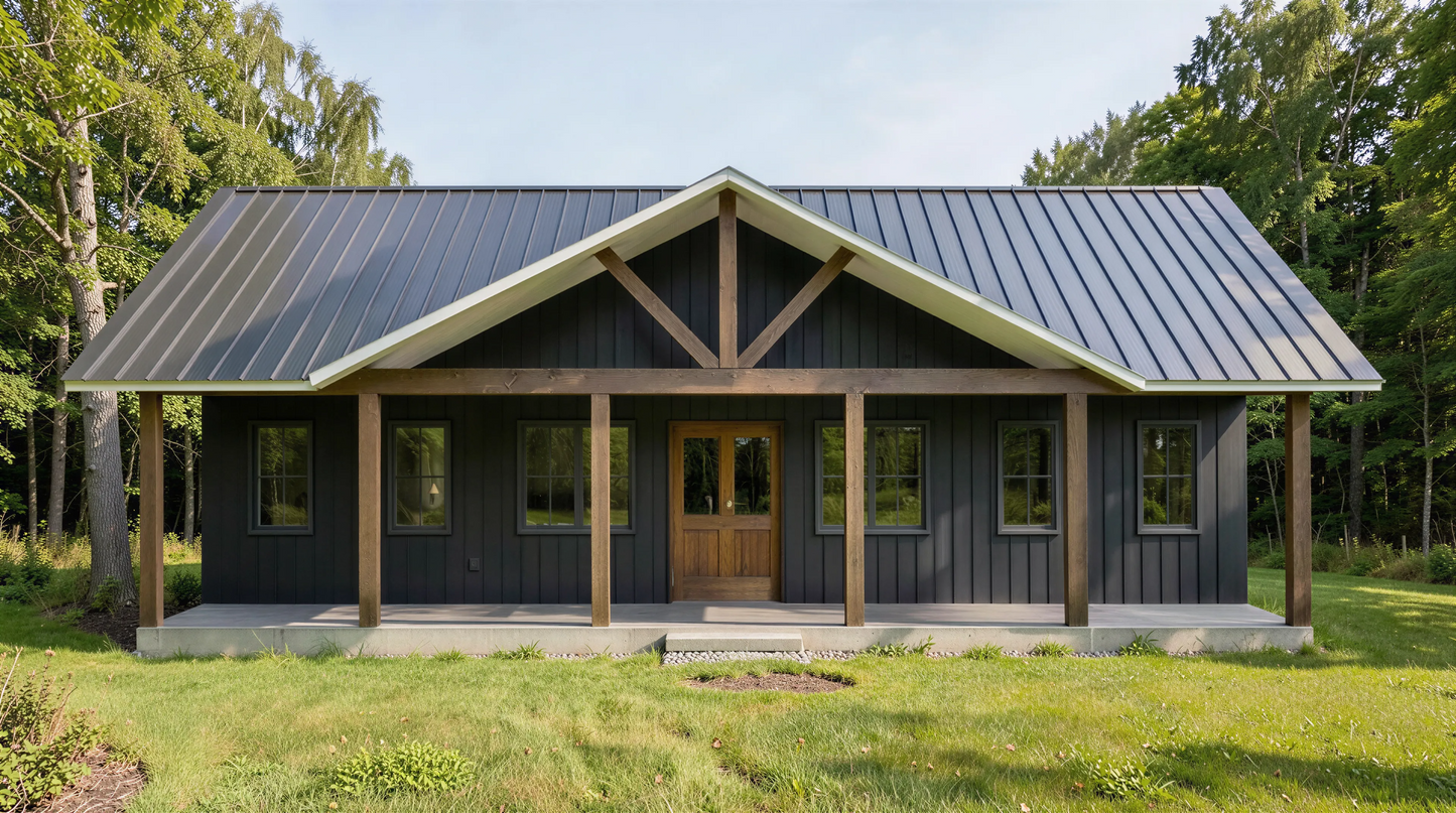 PL-61101-B Brandy Barndominium House Plan