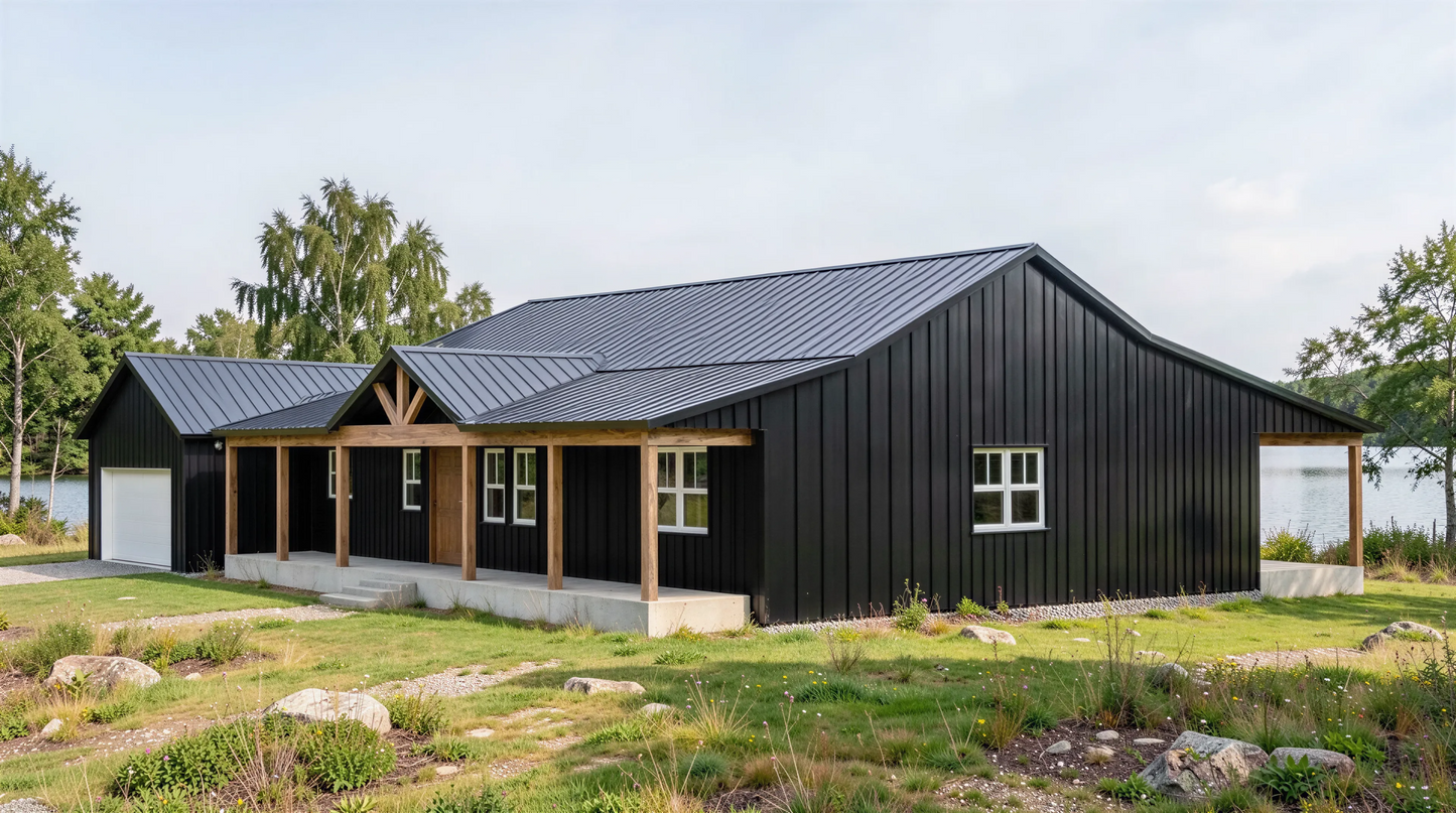 PL-61313-G Greene Barndominium House Plan