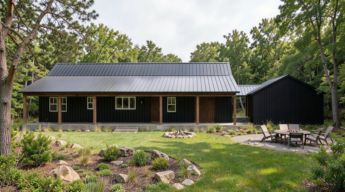 PL-61313-G Greene Barndominium House Plan
