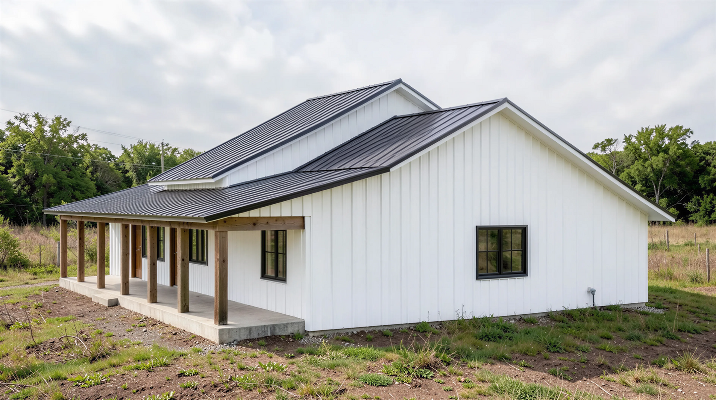 PL-61313-H Hailey Barndominium House Plan