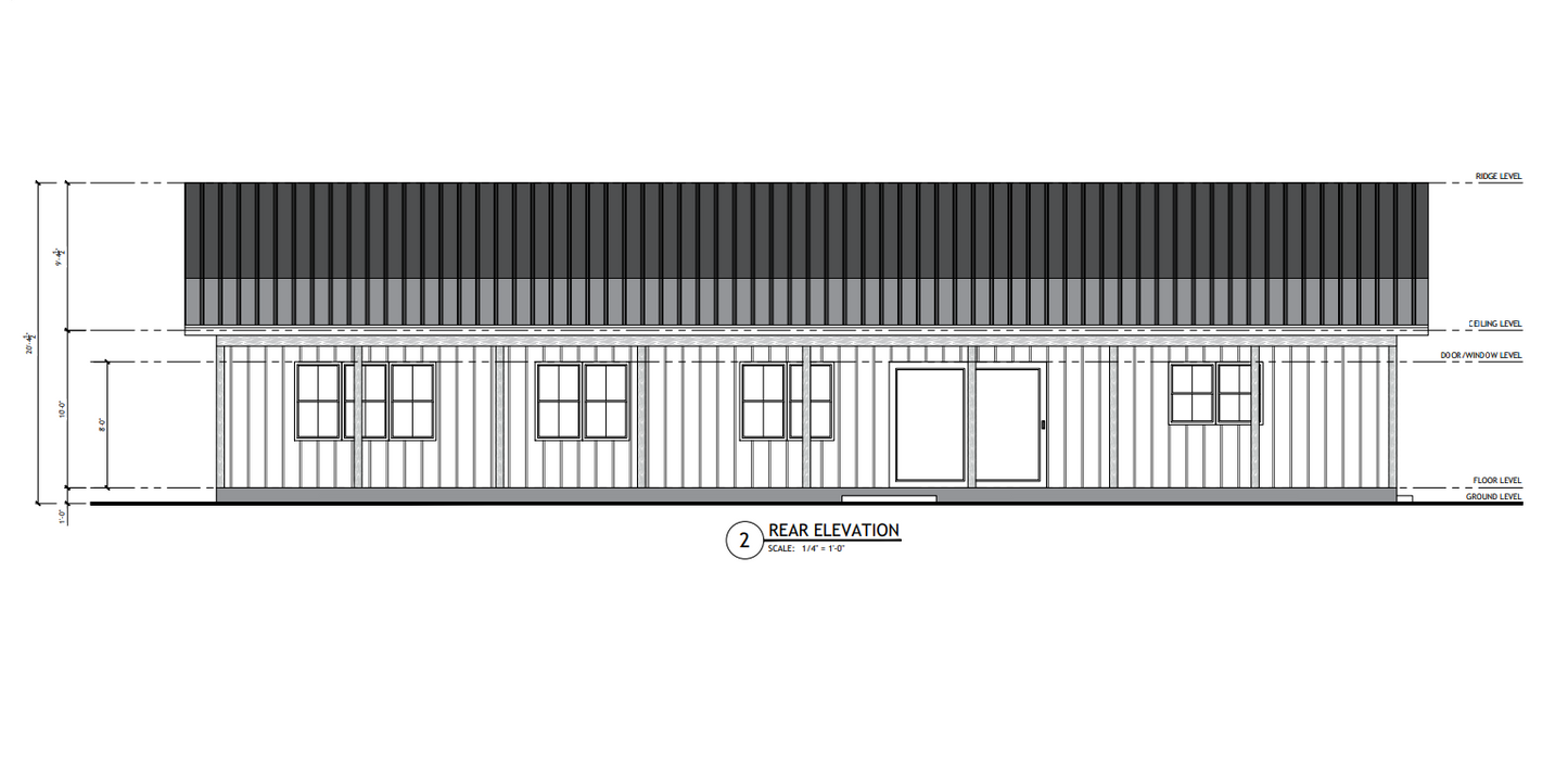 PL-61708 Nova Barndominium House Plan