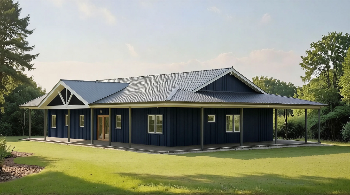 PL-61901 Athena Barndominium House Plan