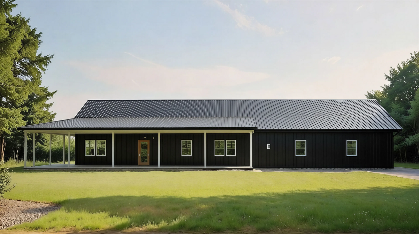 PL-61901 Athena Barndominium House Plan