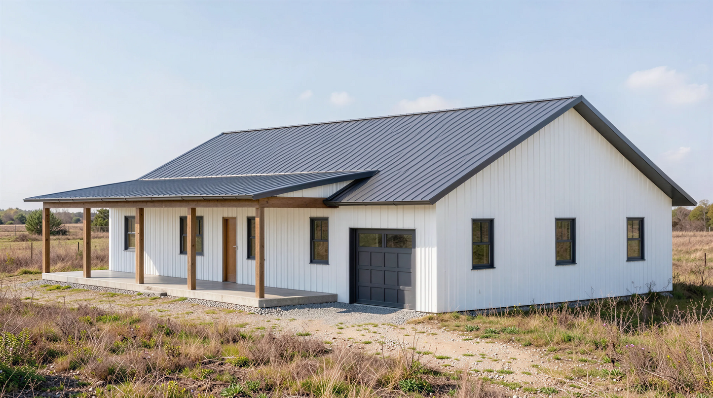 PL-62001-G Barndominium House Plan