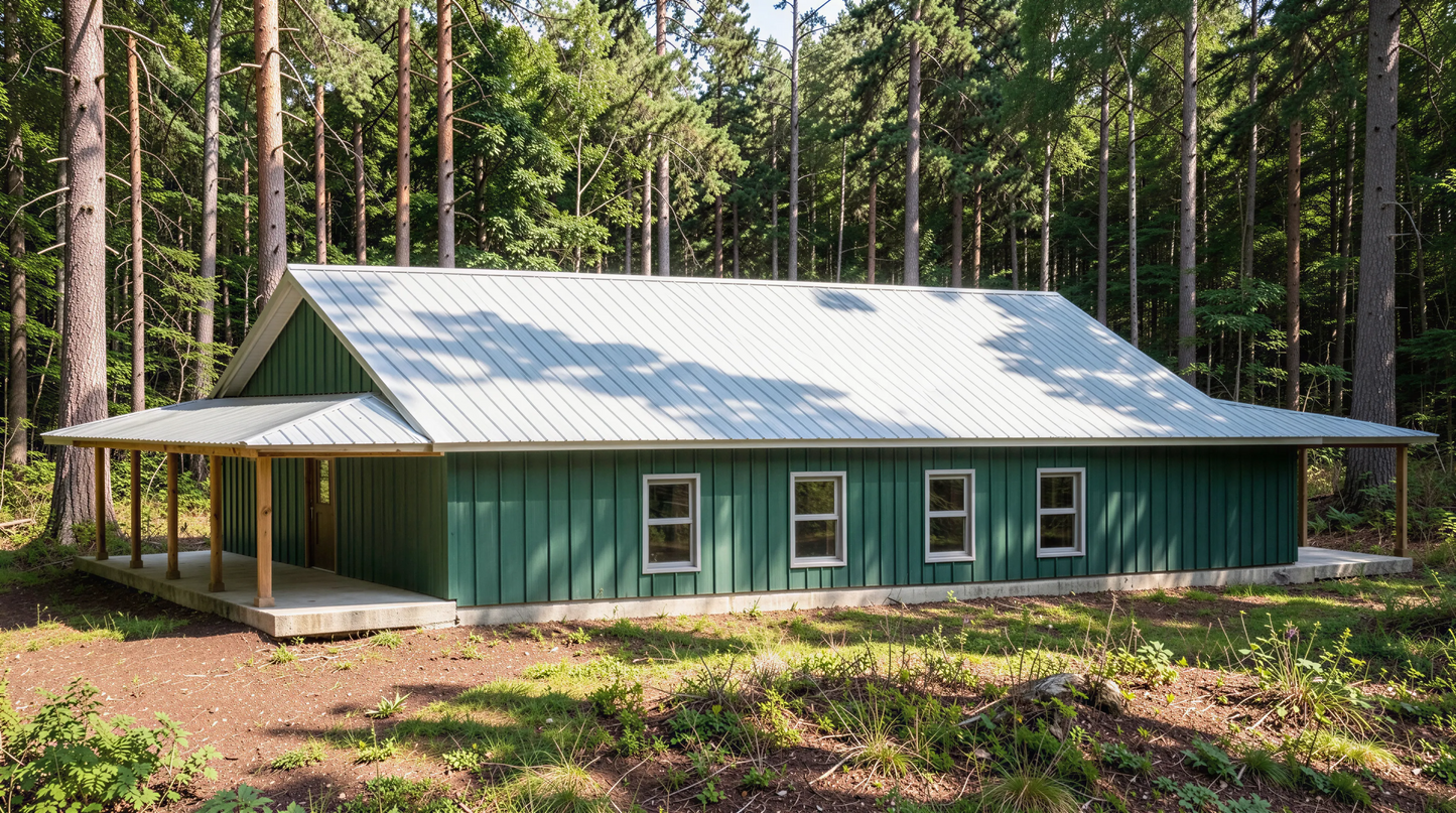 PL-62205 Whiting Barndominium House Plan