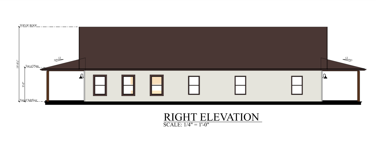 PL-62205 Whiting Barndominium House Plan