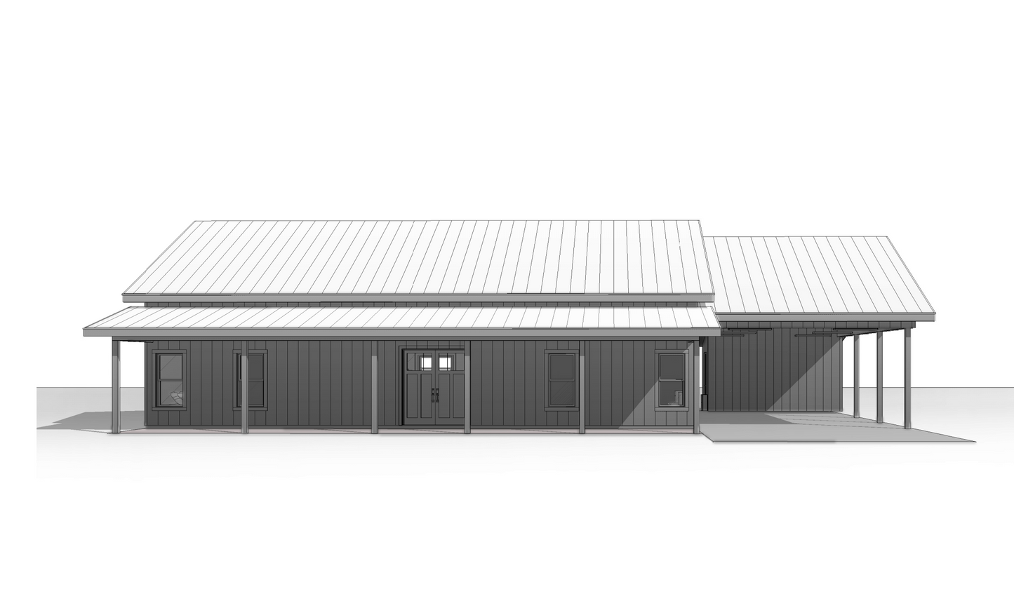 PL-62301-A Anna Barndominium House Plan