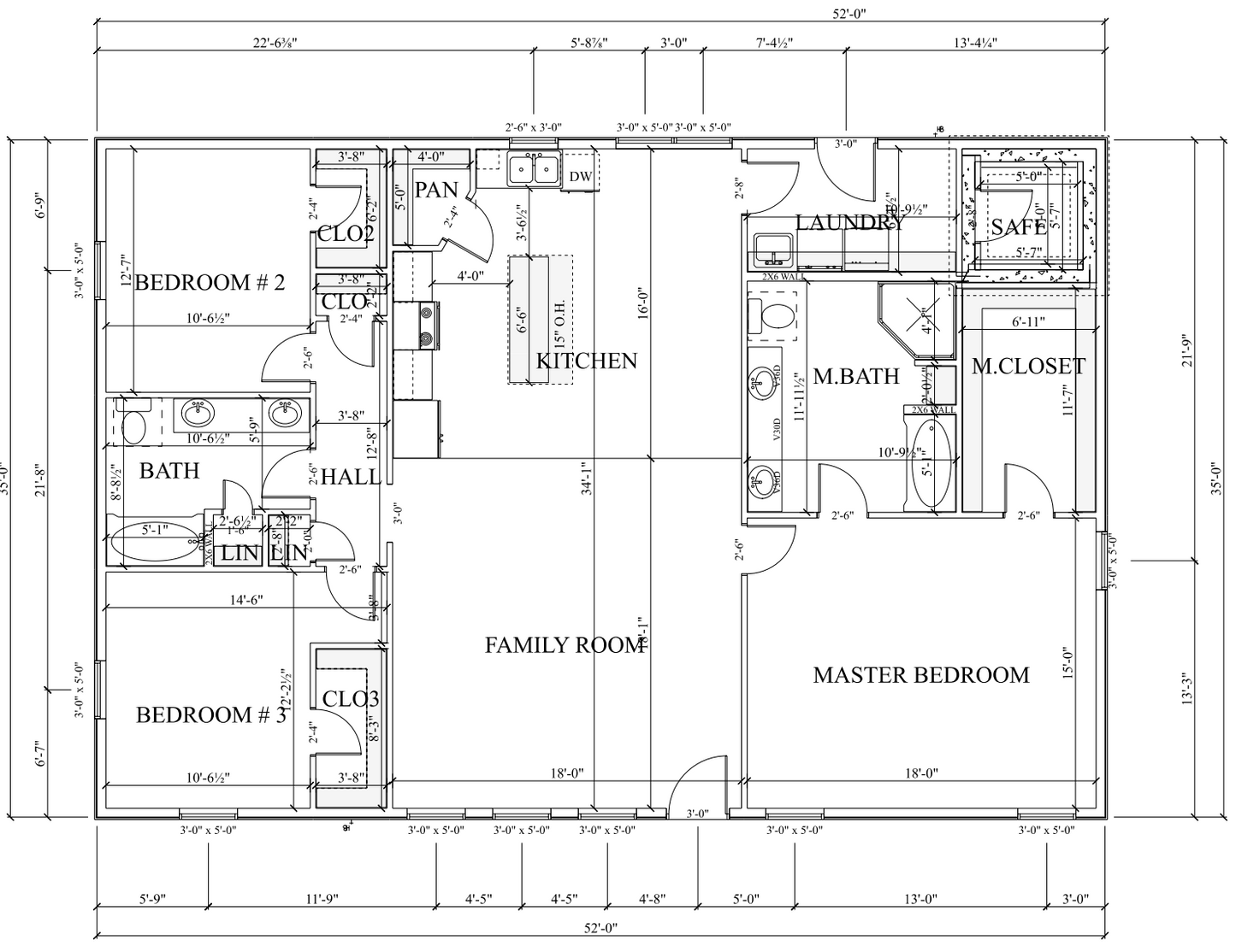 PL-62302 Greenway Barndominium House Plans