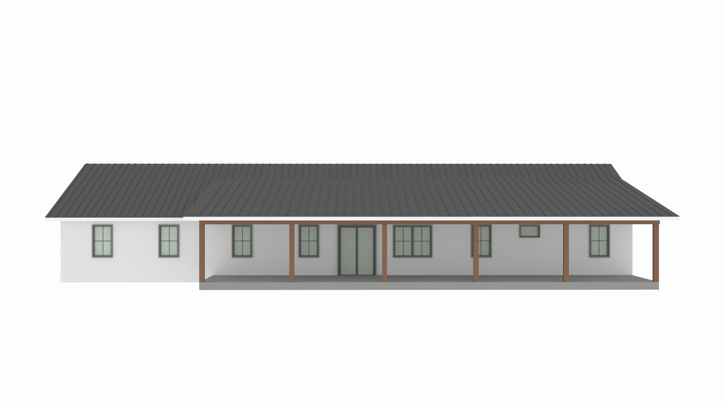 PL-62312-D Devin Barndominium House Plan