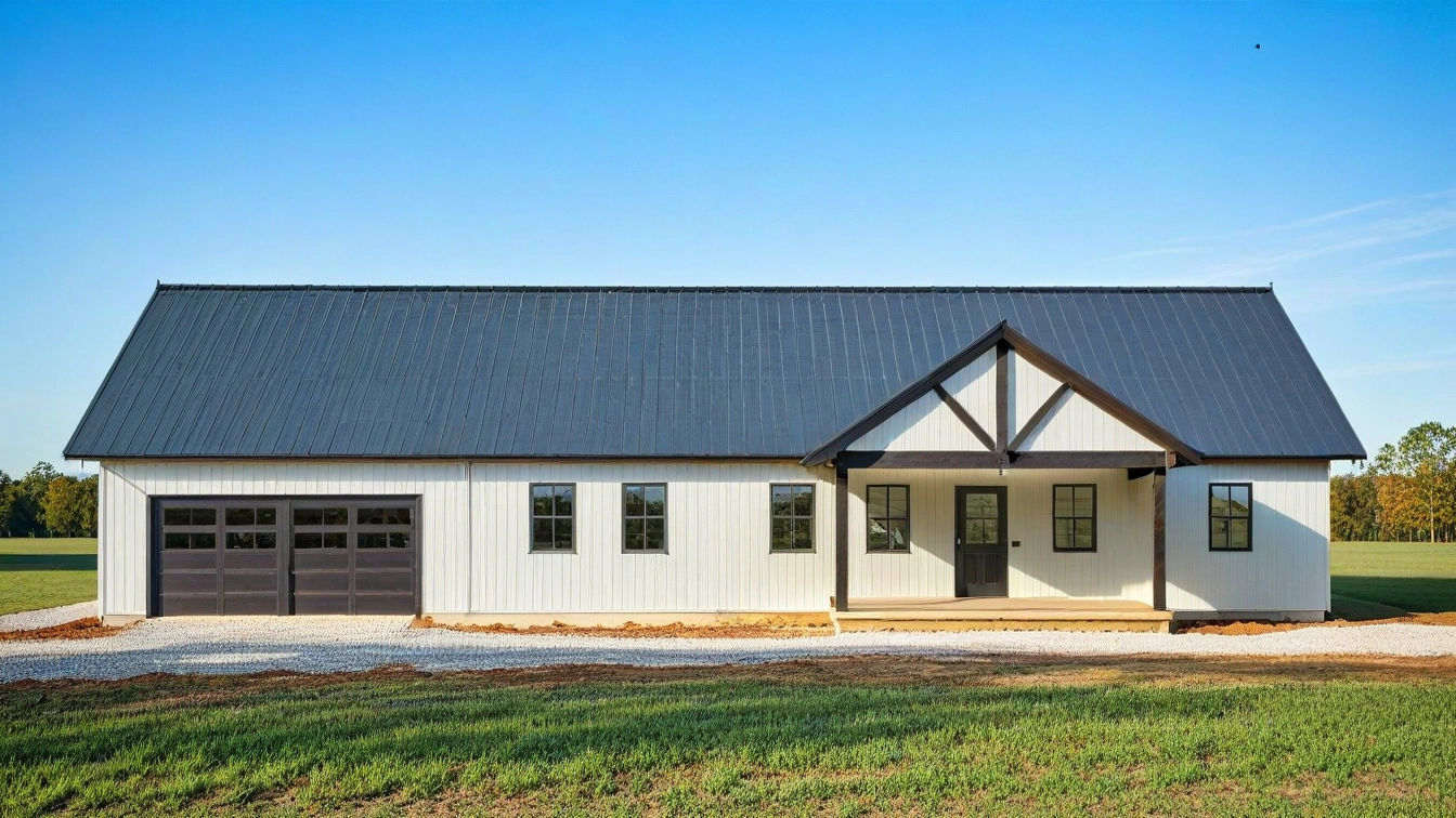 PL-62313-C Christopher Barndominium House Plan