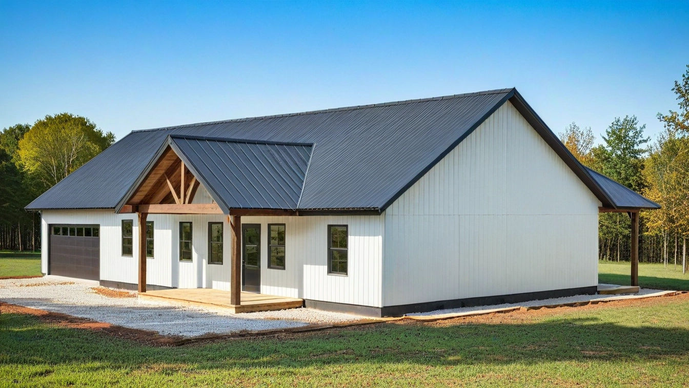 PL-62313-C Christopher Barndominium House Plan