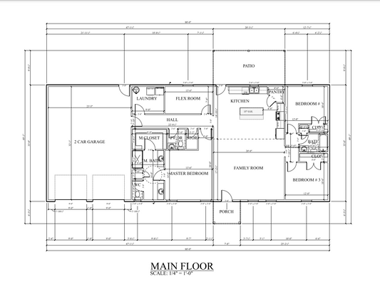 PL-62313 Dalton Barndominium House Plans
