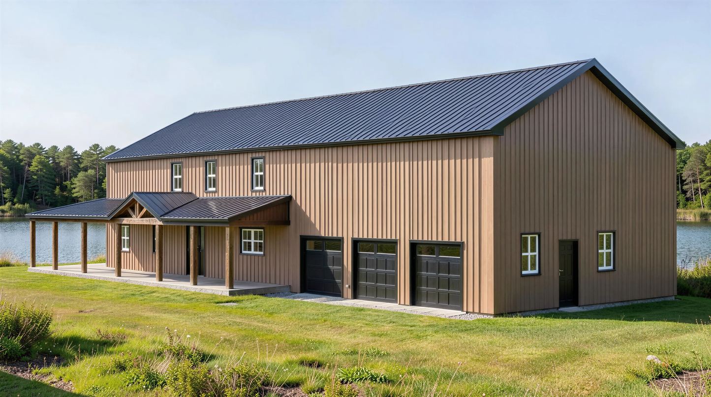 PL-62324 Milford Barndominium House Plan