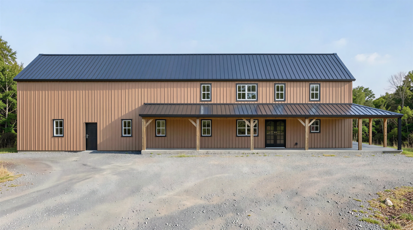 PL-62324 Milford Barndominium House Plan