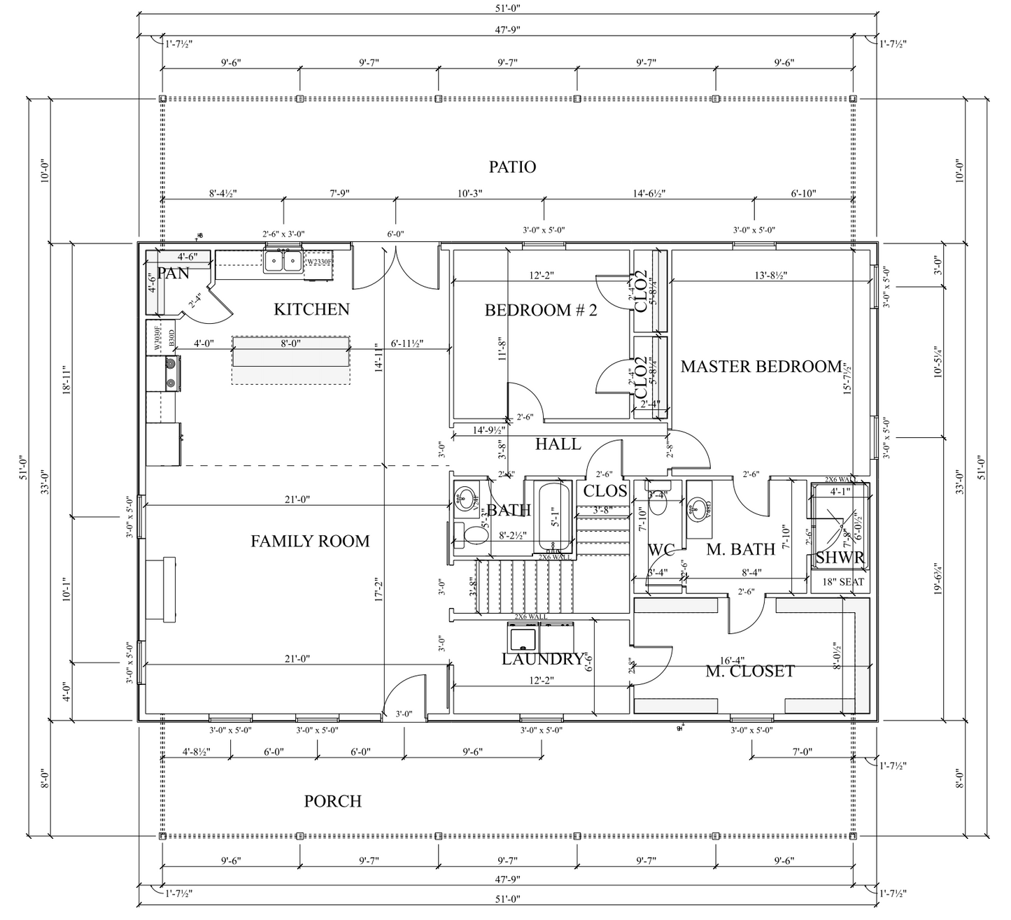 PL-62401 Blaze Barndominium House Plan