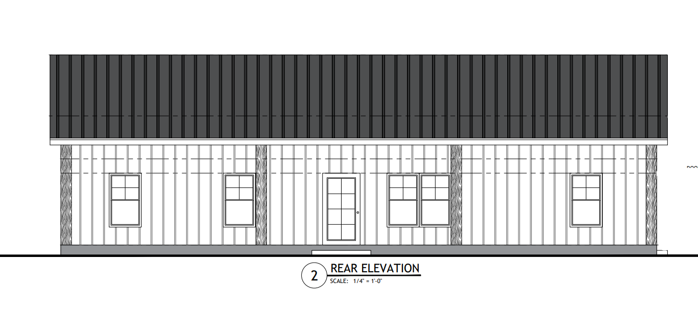 elevation of cea at theodore talbert blog Images High... PL-62413 Theodore Barndominium House Plan – Barndominium Plans