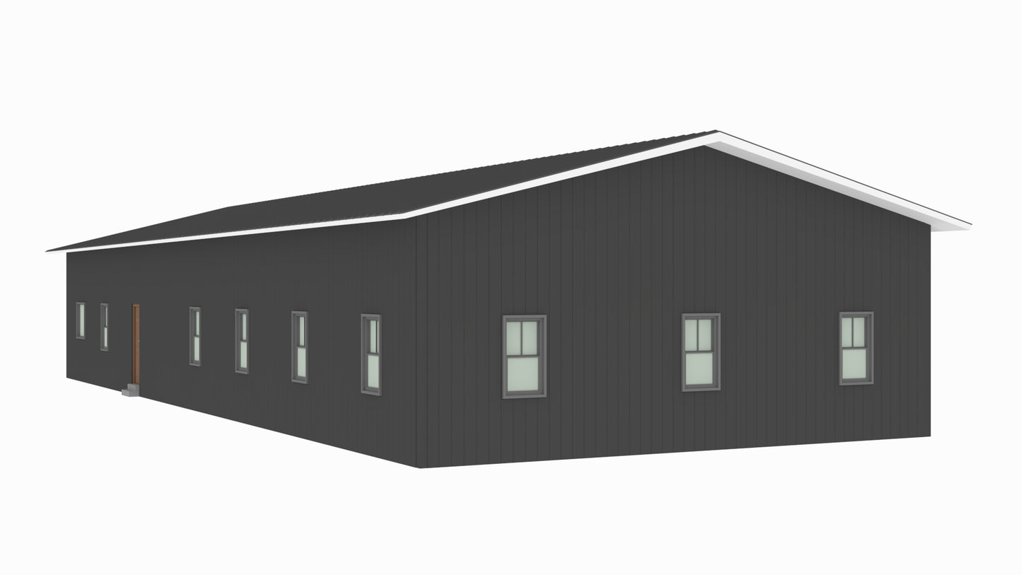 PL-62504 Cameron Barndominium House Plan