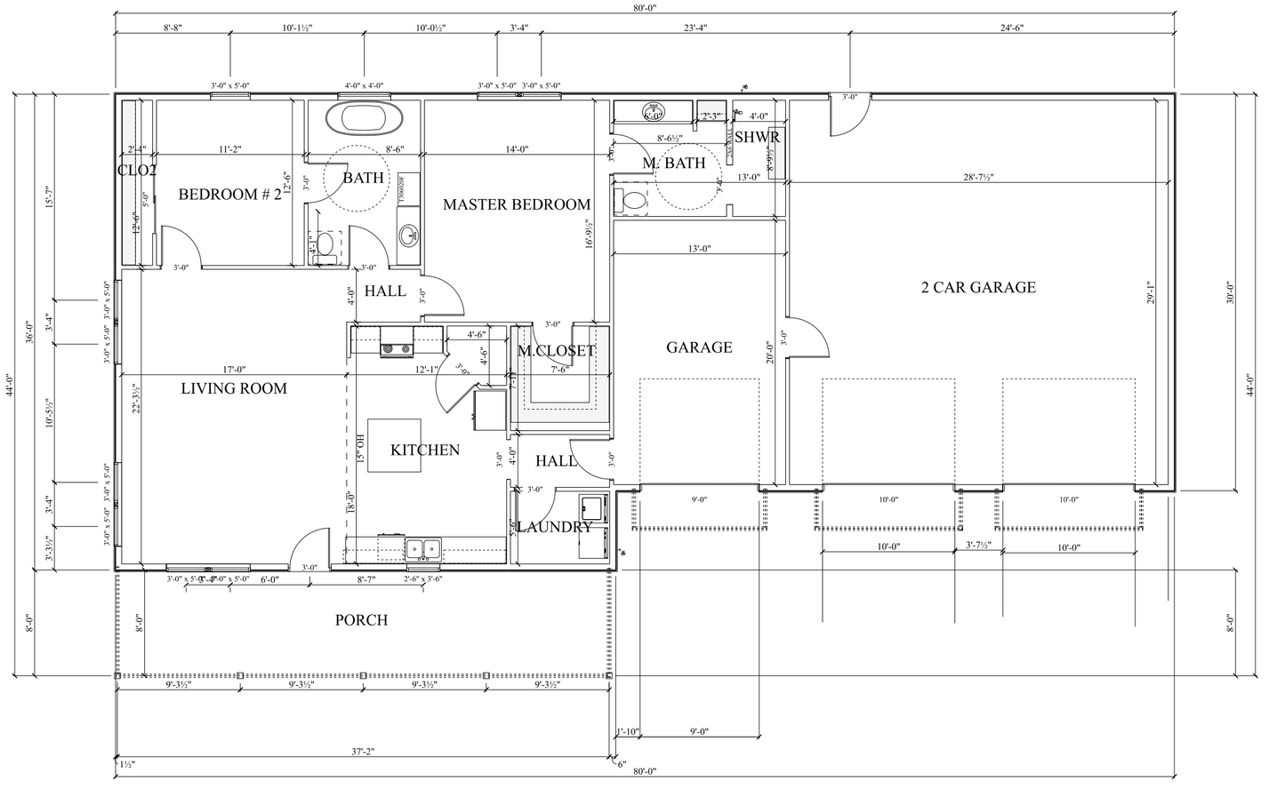 PL-62510 Jordan Barndominium House Plan