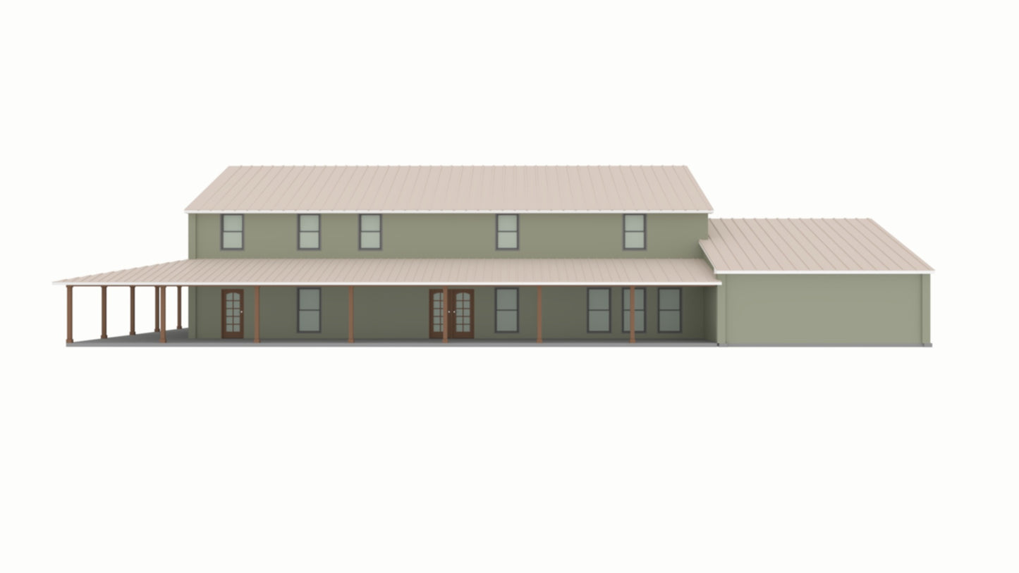 PL-62511-T Tessa Barndominium House Plan