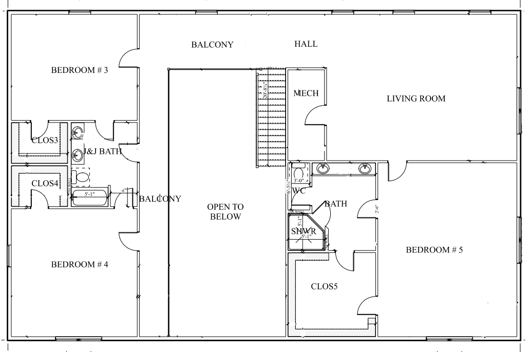 PL-62511-T Tessa Barndominium House Plan