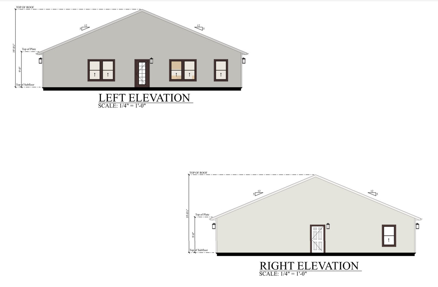 PL-62514 Constantine Barndominium House Plan