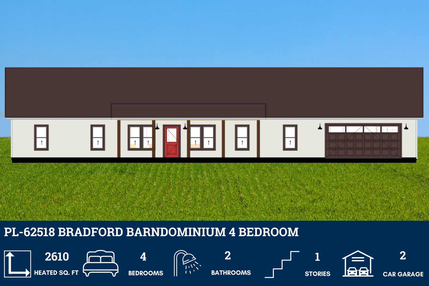 PL-62518 Bradford Barndominium