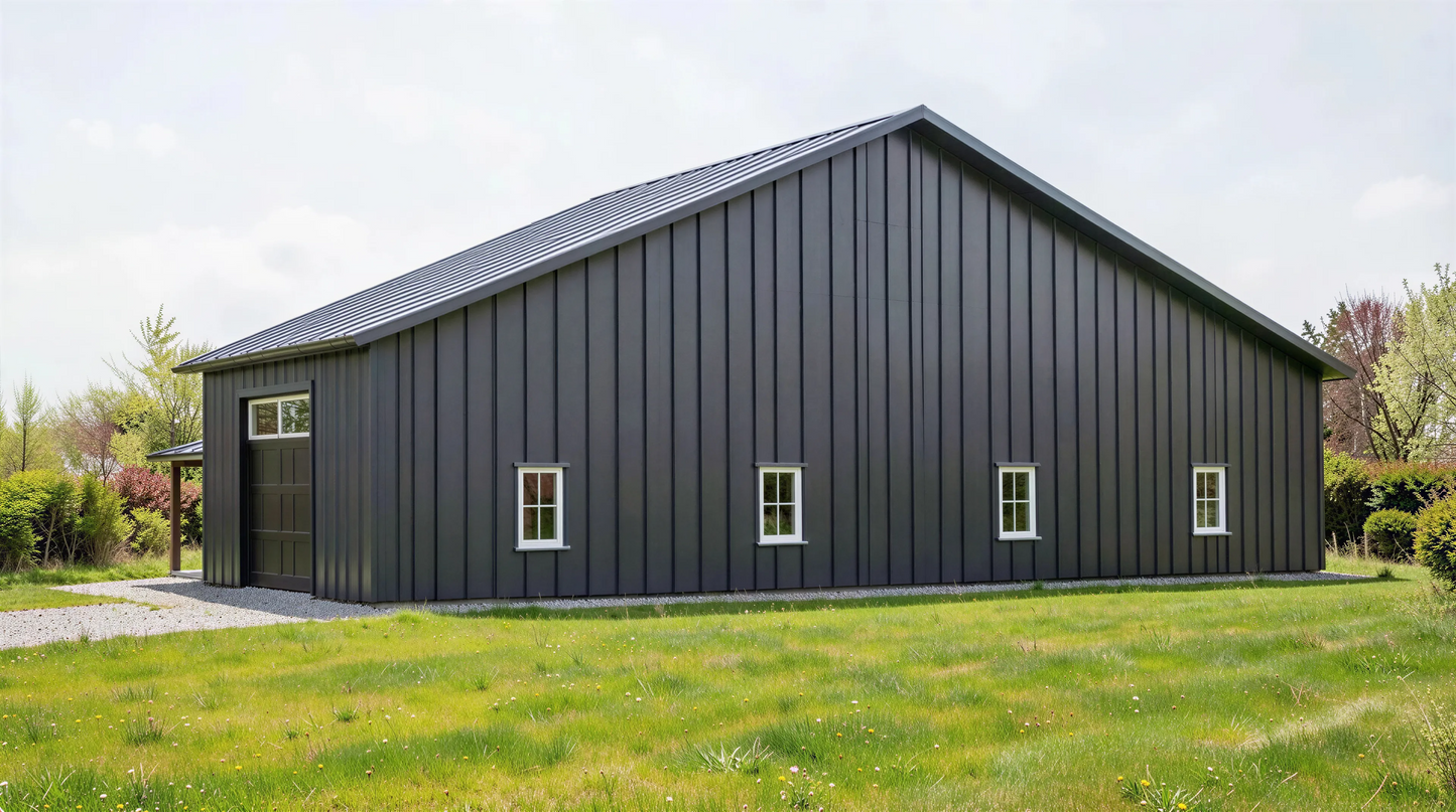 PL-62519-B Bellweather Barndominium House Plan