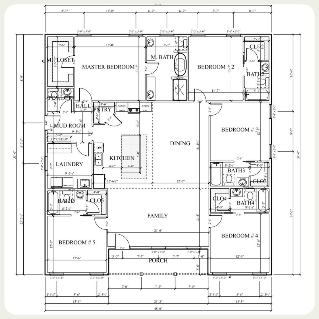 PL-62520 Amelia Barndominium House Plan