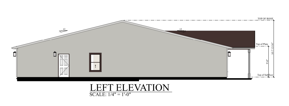 PL-62521 Neptune Barndominium House Plan