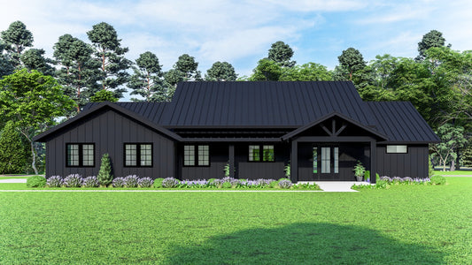 PL-62650-S Somerset Barndominium House Plan