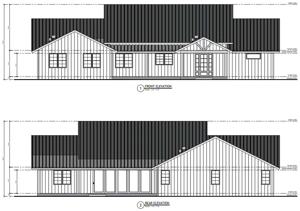 PL-62650-S Somerset Barndominium House Plan