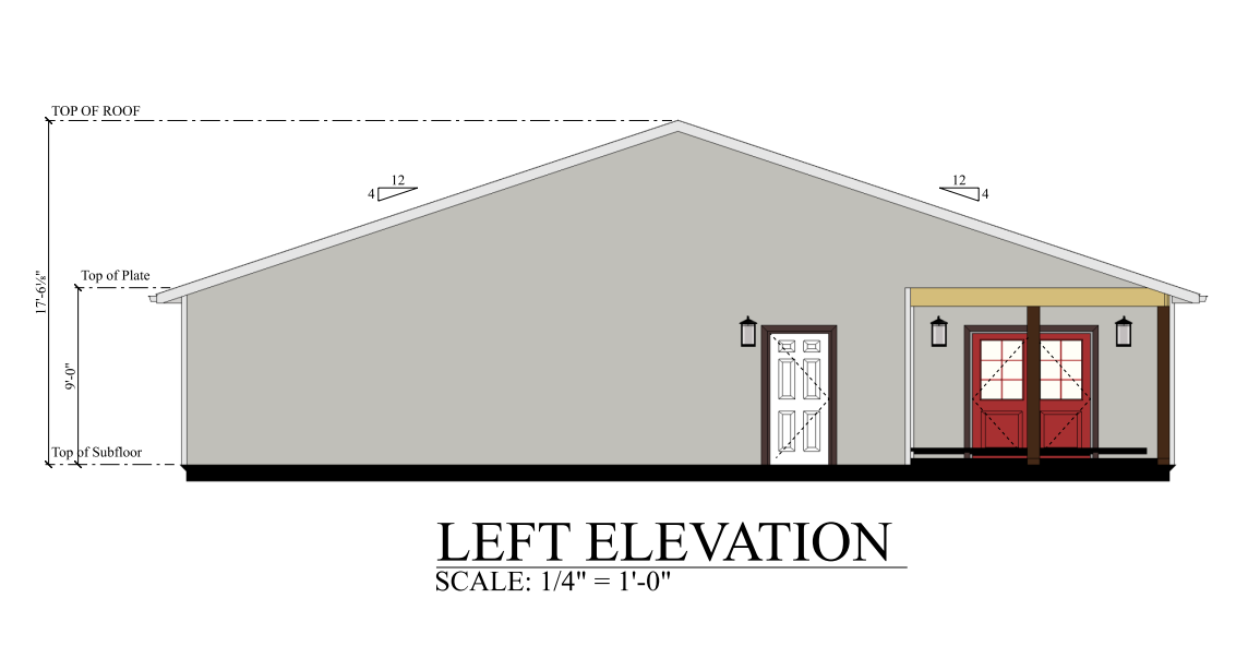 PL-62740 Halligan Barndominium House Plan