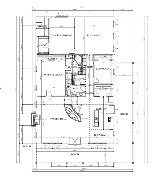 PL-62748 Ainsley Barndominium House Plan